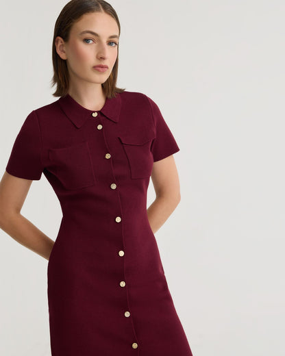 Olive Knitted Mini Dress