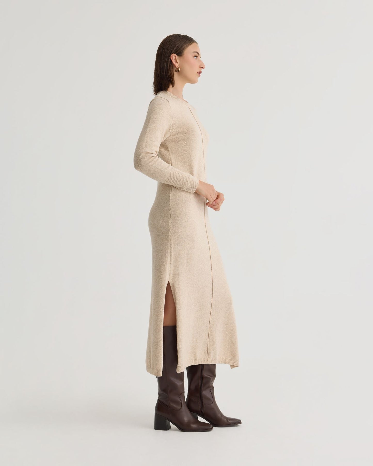 Chrissy Knitted Sweater Dress