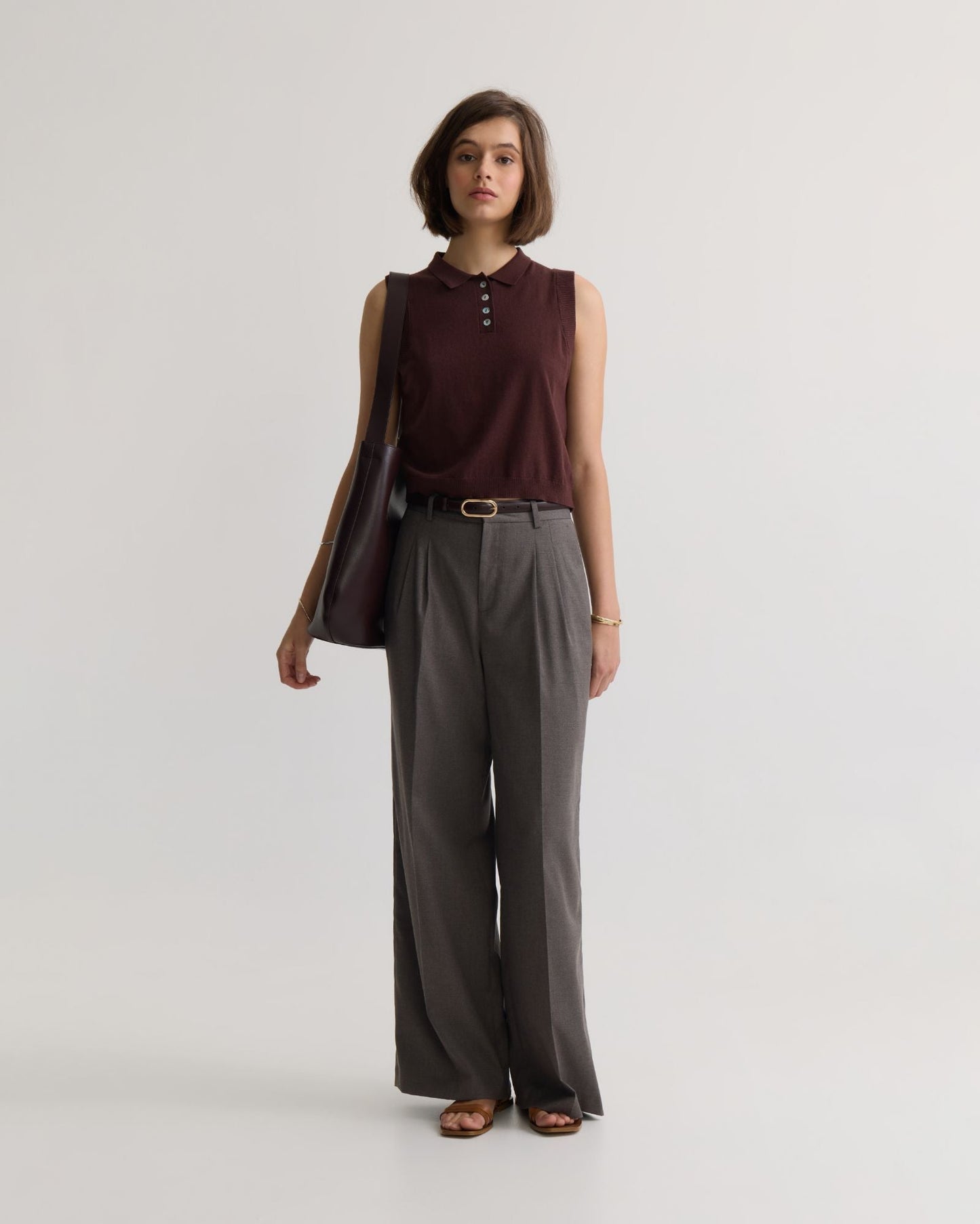Suki Cashmere Blend Polo