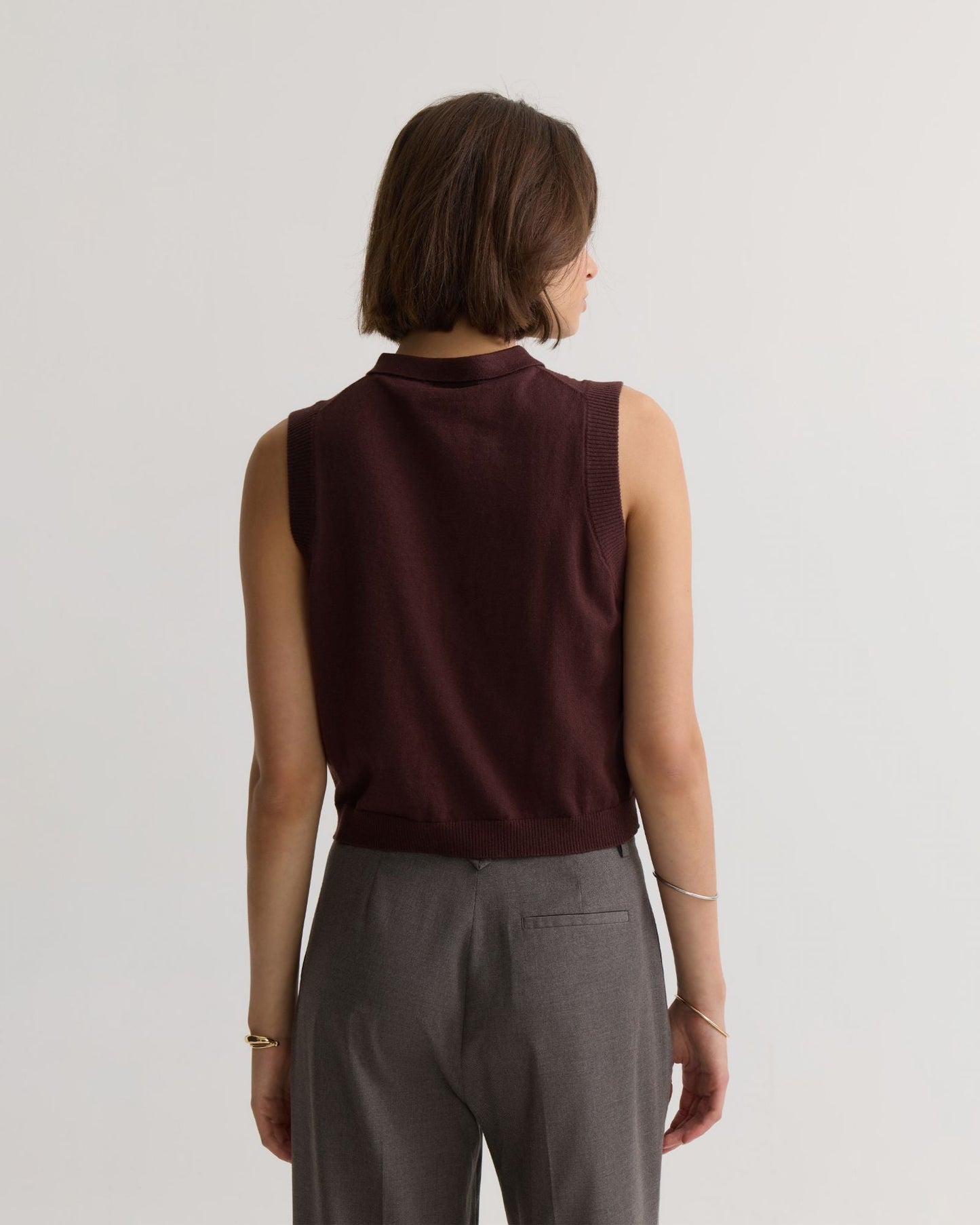 Suki Cashmere Blend Polo