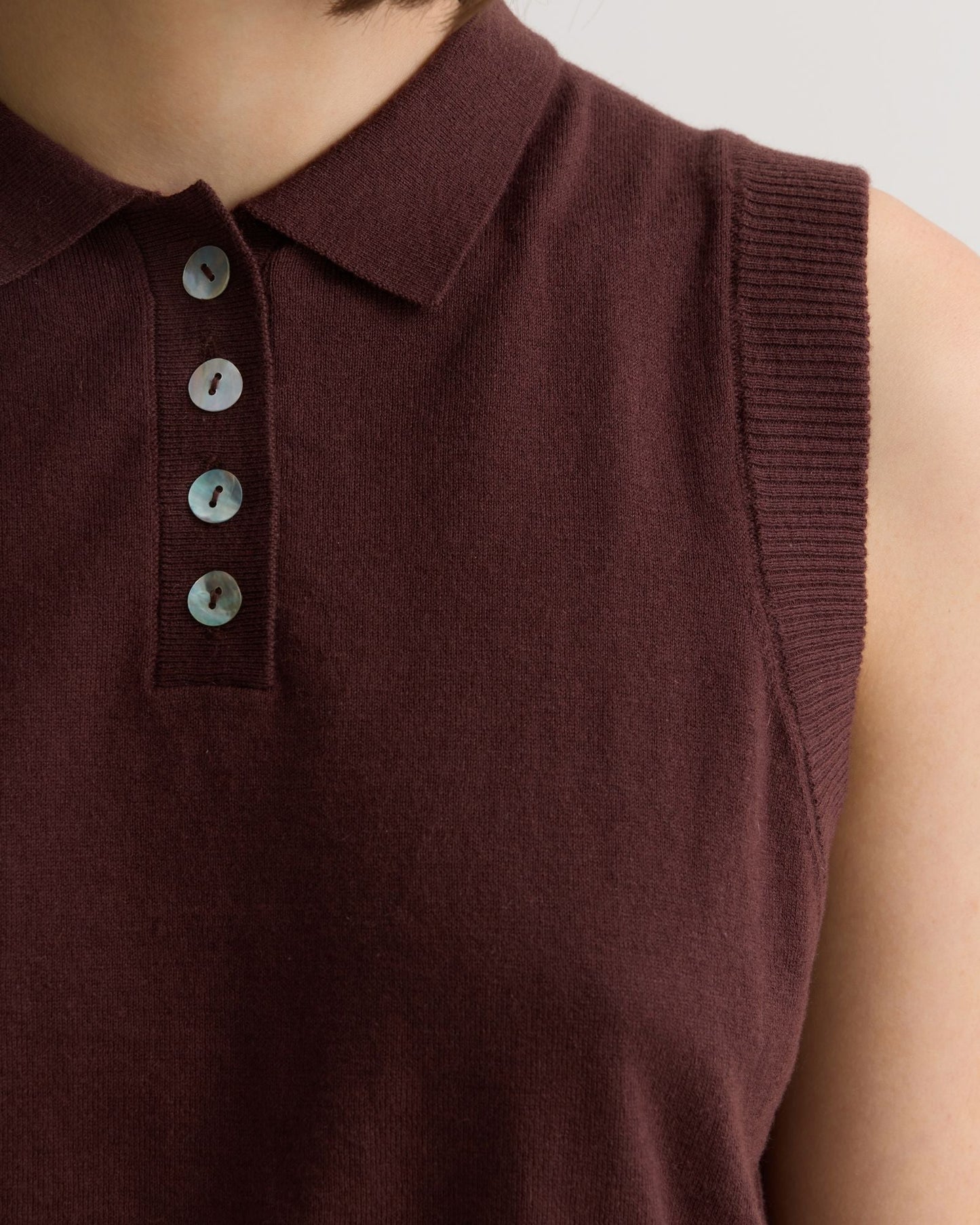 Suki Cashmere Blend Polo