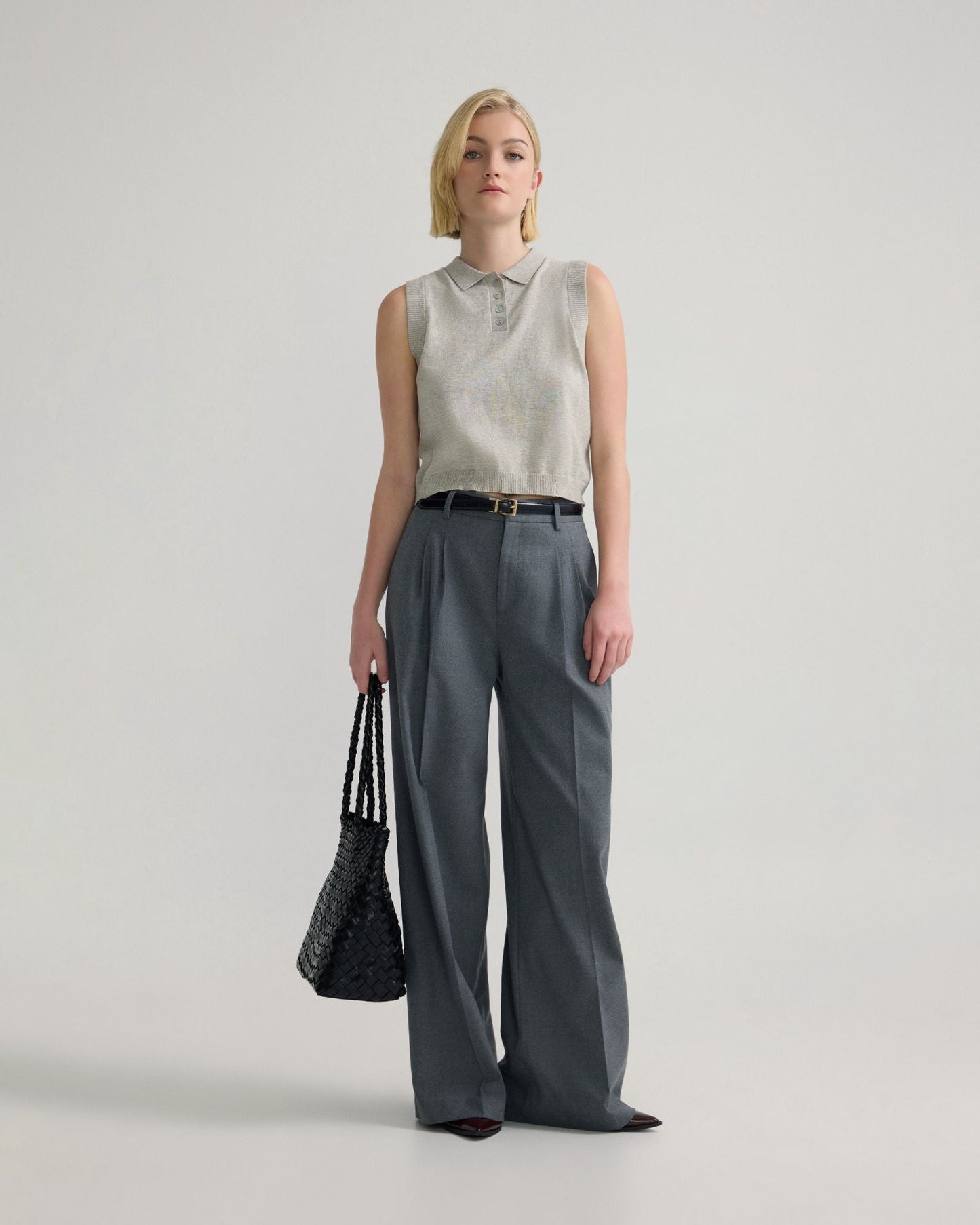 Suki Cashmere Blend Polo