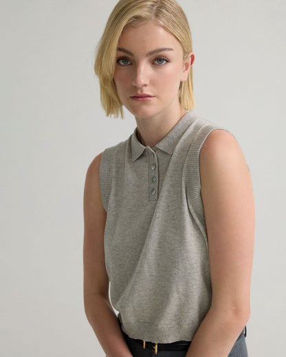 Suki Cashmere Blend Polo