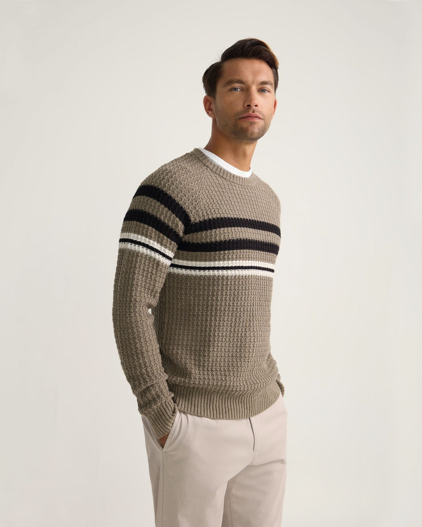 Benji Stripe Cotton Knit