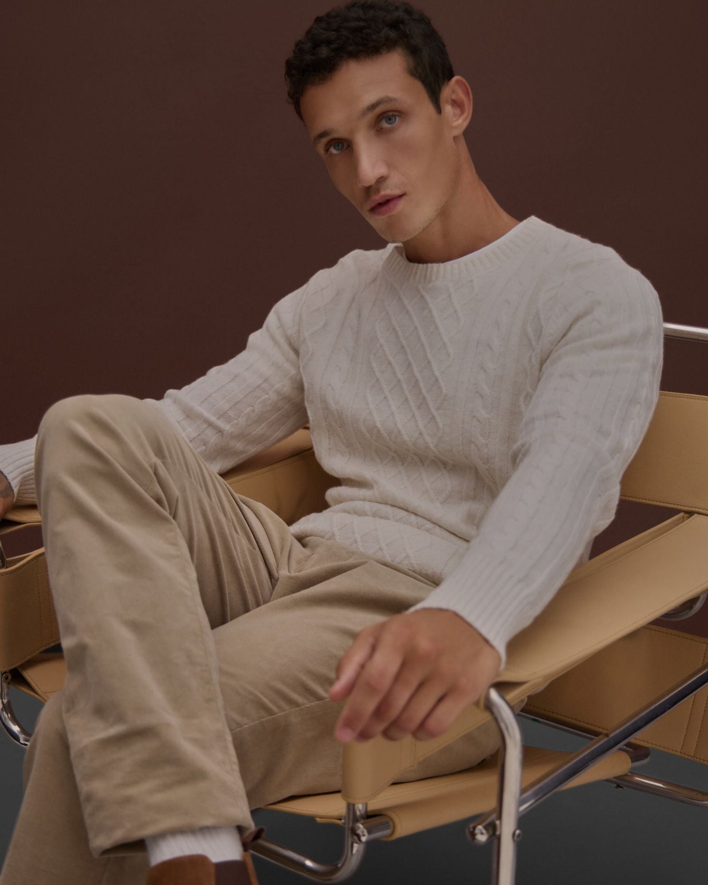 Bruno Wool Cable Knit