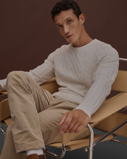 Bruno Wool Cable Knit