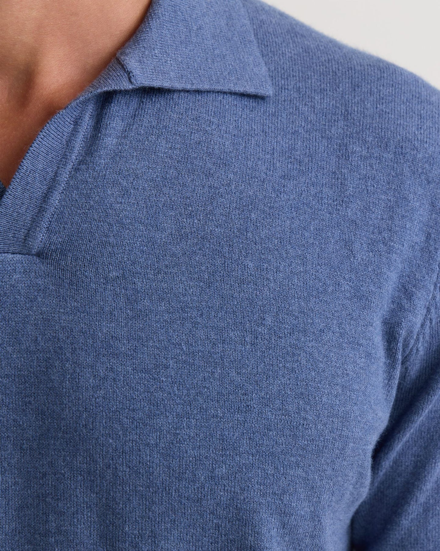 Dominic Open Polo Collar Knit
