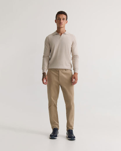 Dominic Open Polo Collar Knit