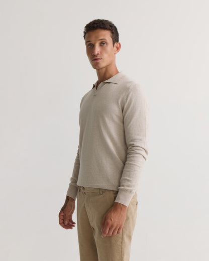 Dominic Open Polo Collar Knit