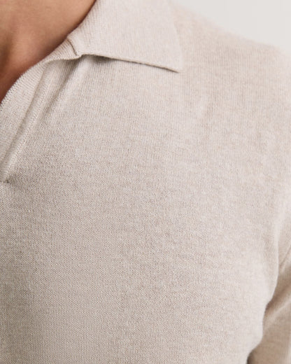 Dominic Open Polo Collar Knit