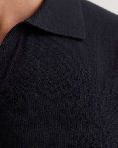 Dominic Open Polo Collar Knit