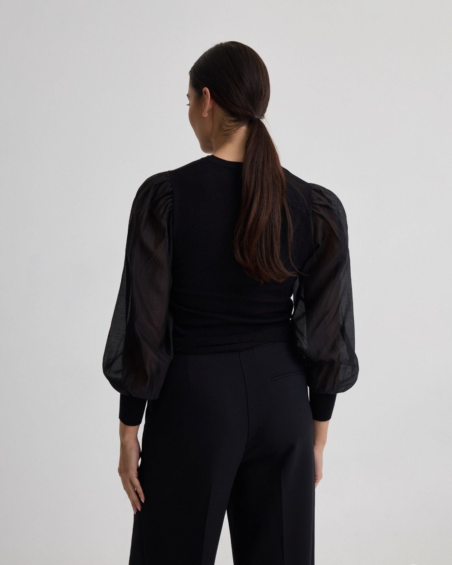 Alice Contrast Sleeve Knit
