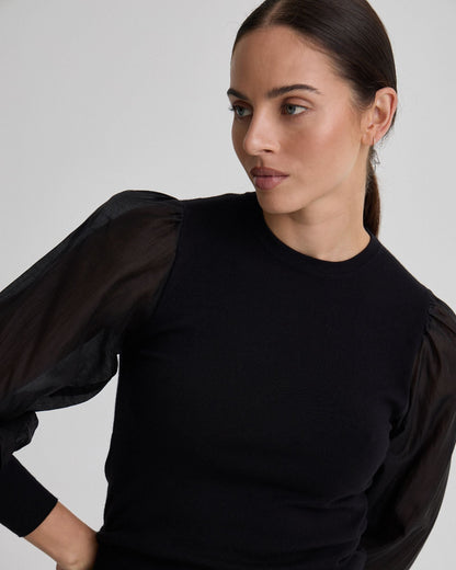 Alice Contrast Sleeve Knit