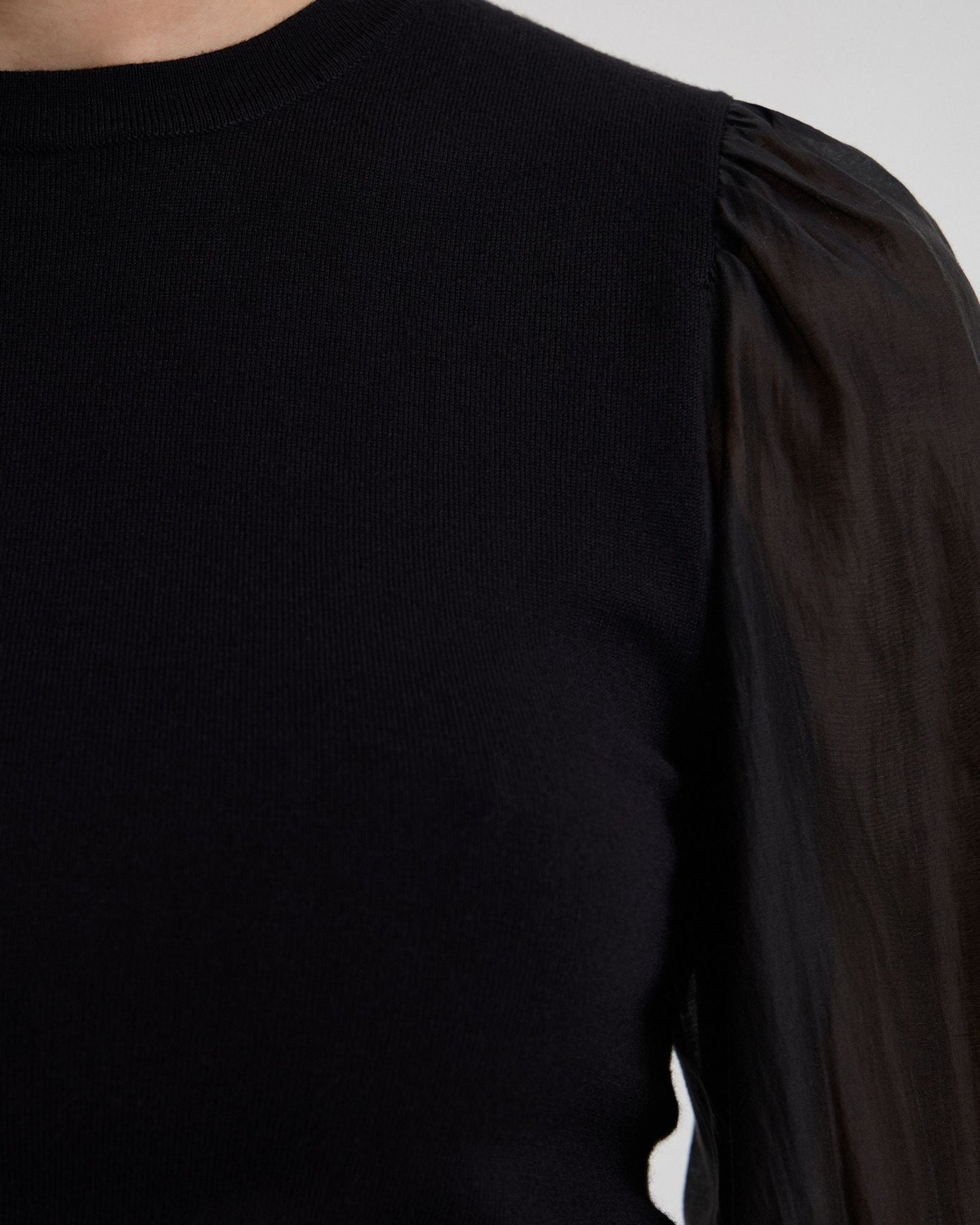 Alice Contrast Sleeve Knit