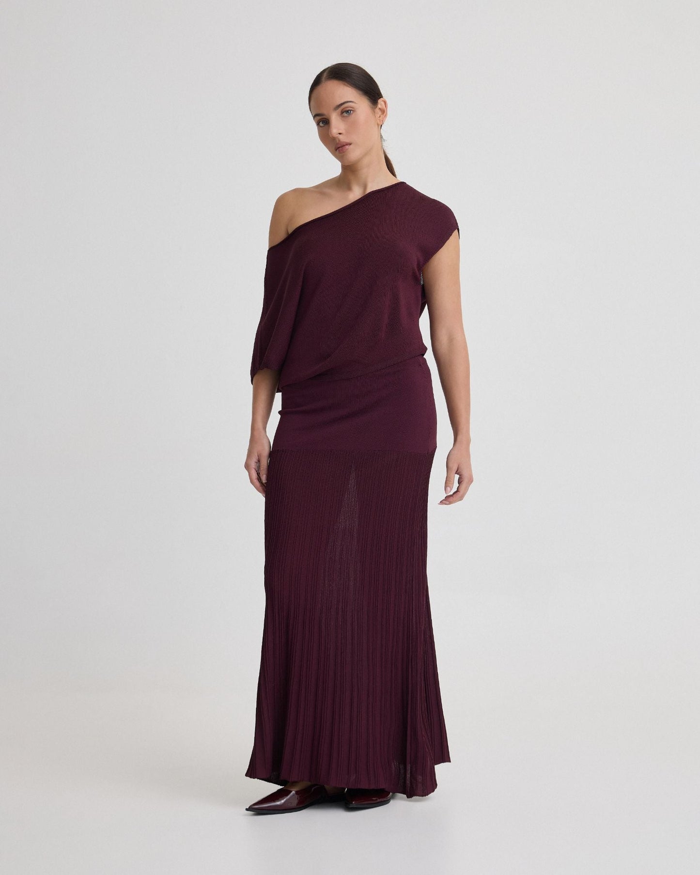 Jaya Knitted Drape Top