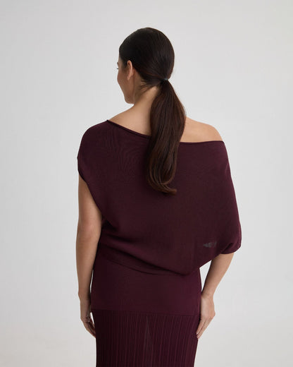 Jaya Knitted Drape Top