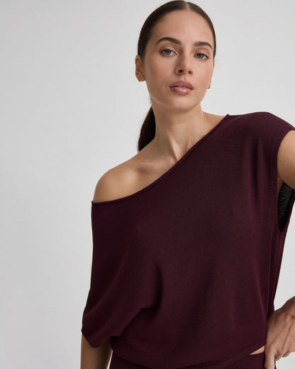 Jaya Knitted Drape Top