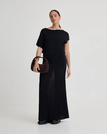 Jaya Knitted Drape Top