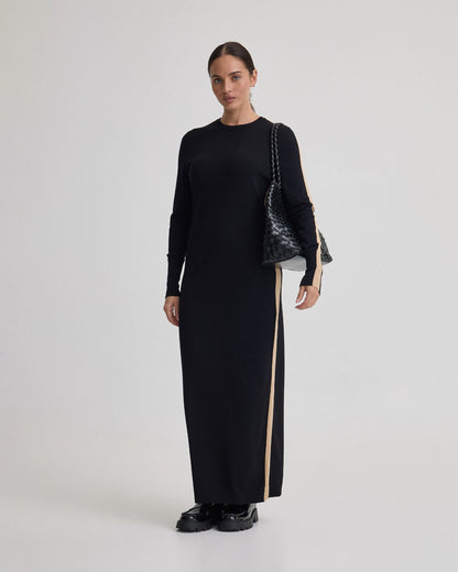 Pipper Knit Contrast Panel Dress