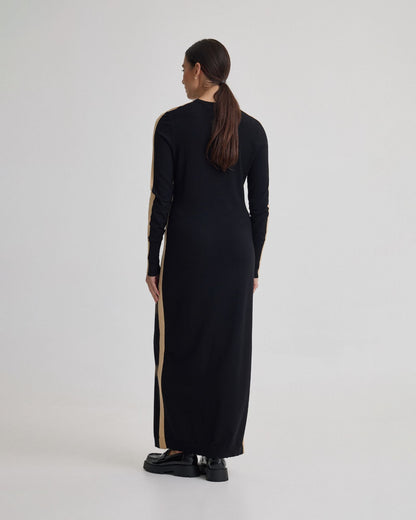 Pipper Knit Contrast Panel Dress