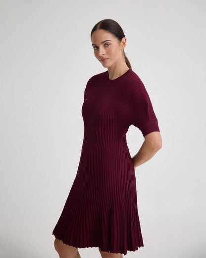 Florence Knitted Pleat Dress