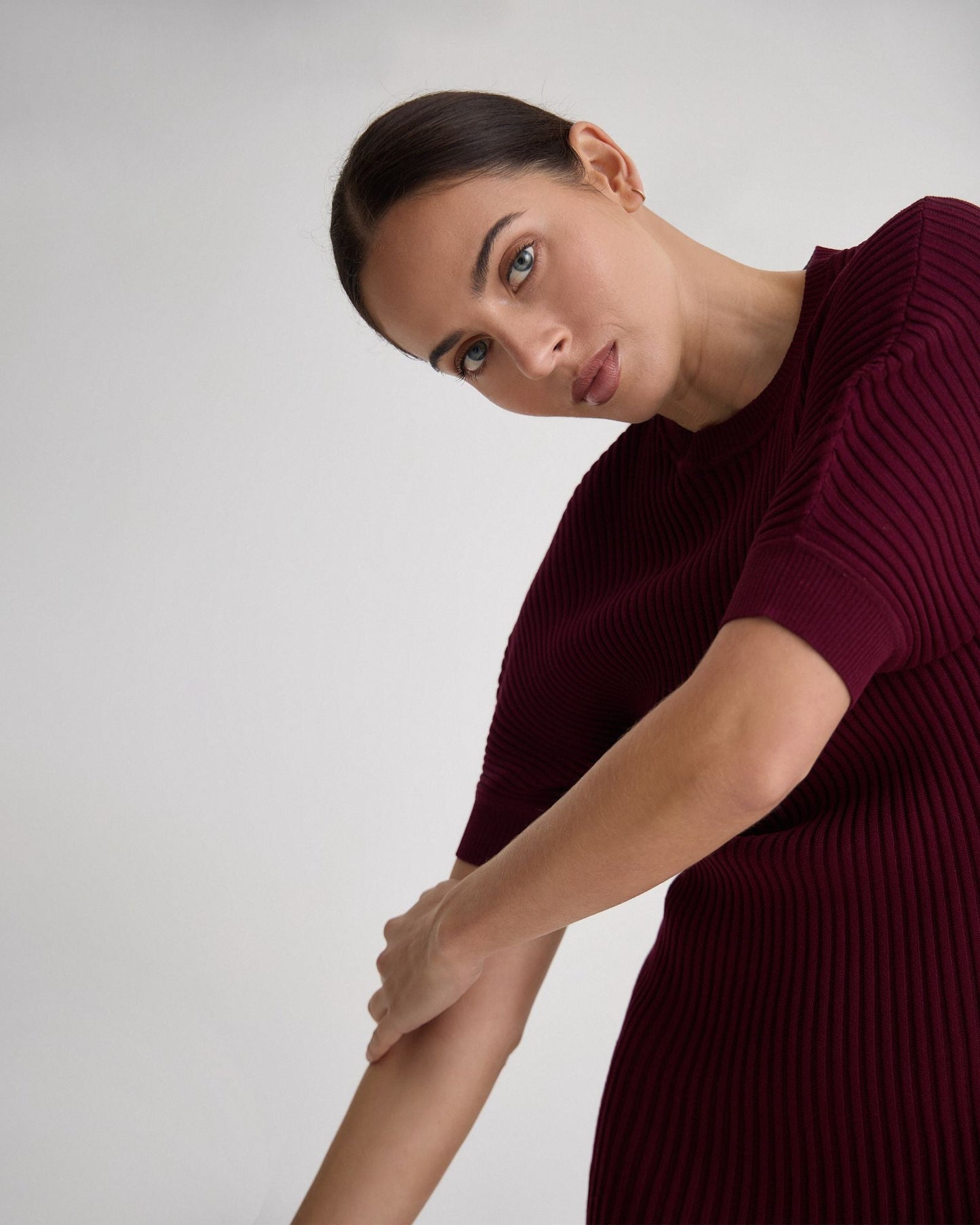 Florence Knitted Pleat Dress