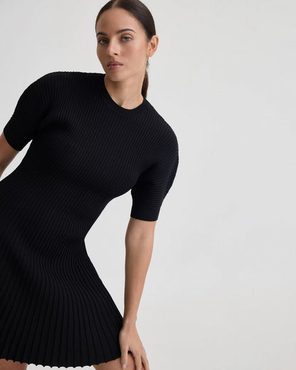 Florence Knitted Pleat Dress