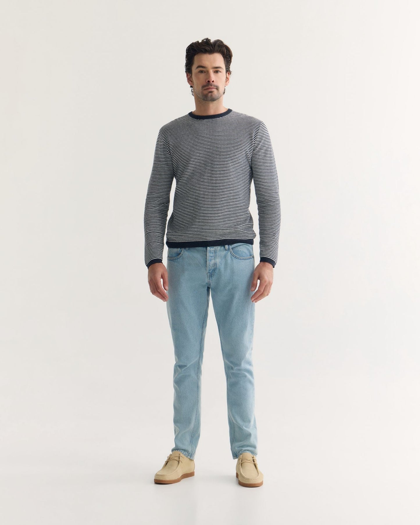 Liam Stripe Crew Neck