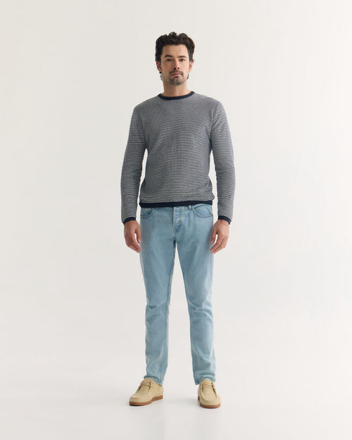 Liam Stripe Crew Neck