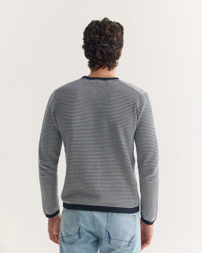 Liam Stripe Crew Neck
