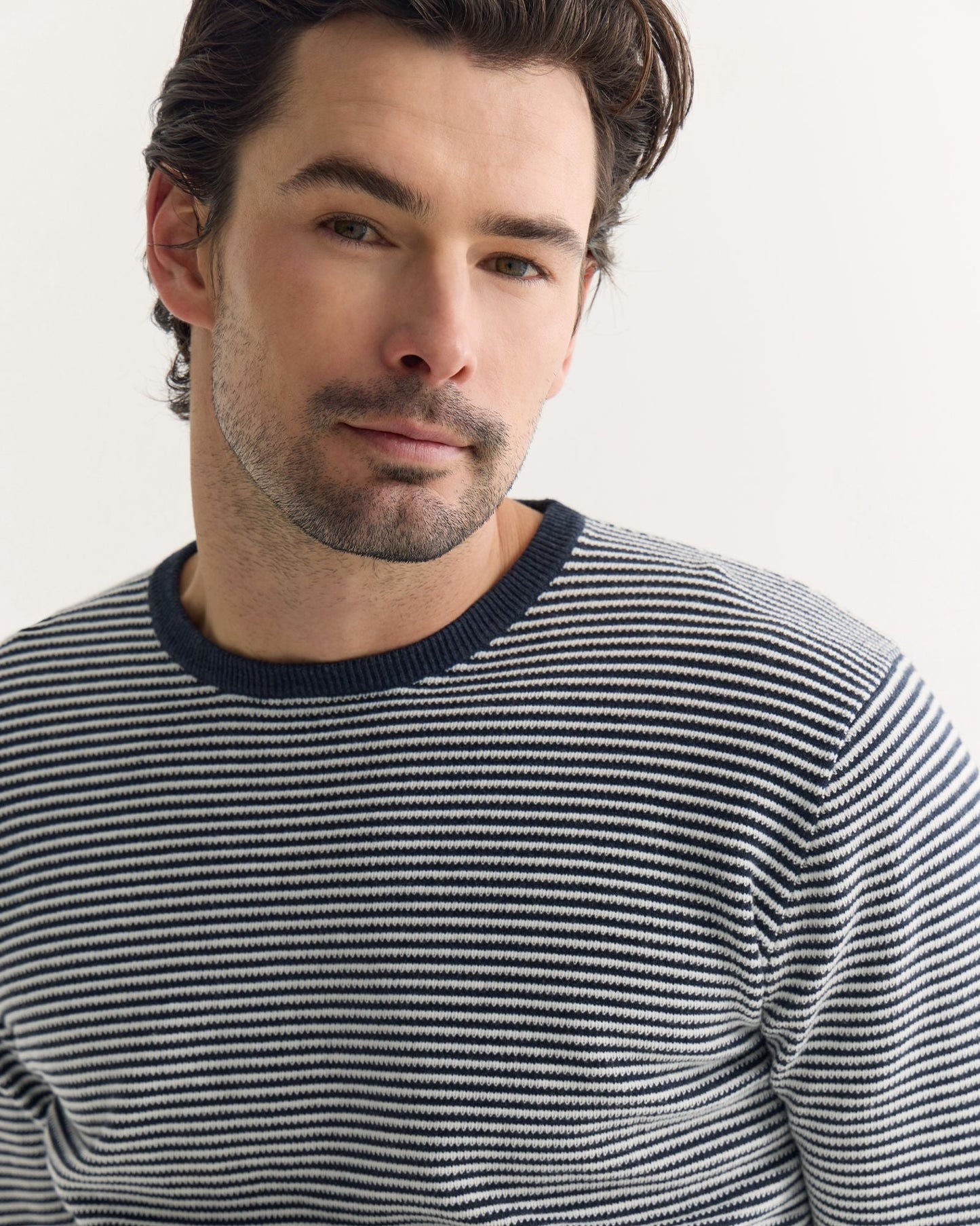 Liam Stripe Crew Neck
