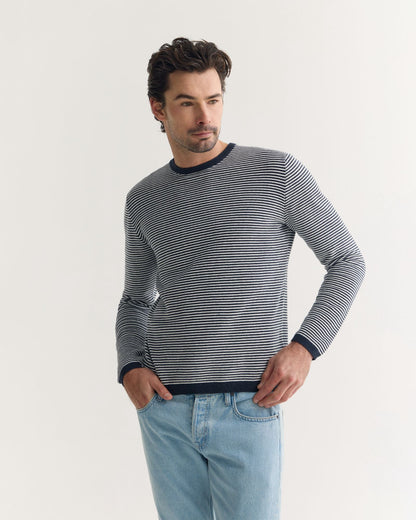 Liam Stripe Crew Neck