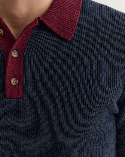 Sam Contrast Collar Knit