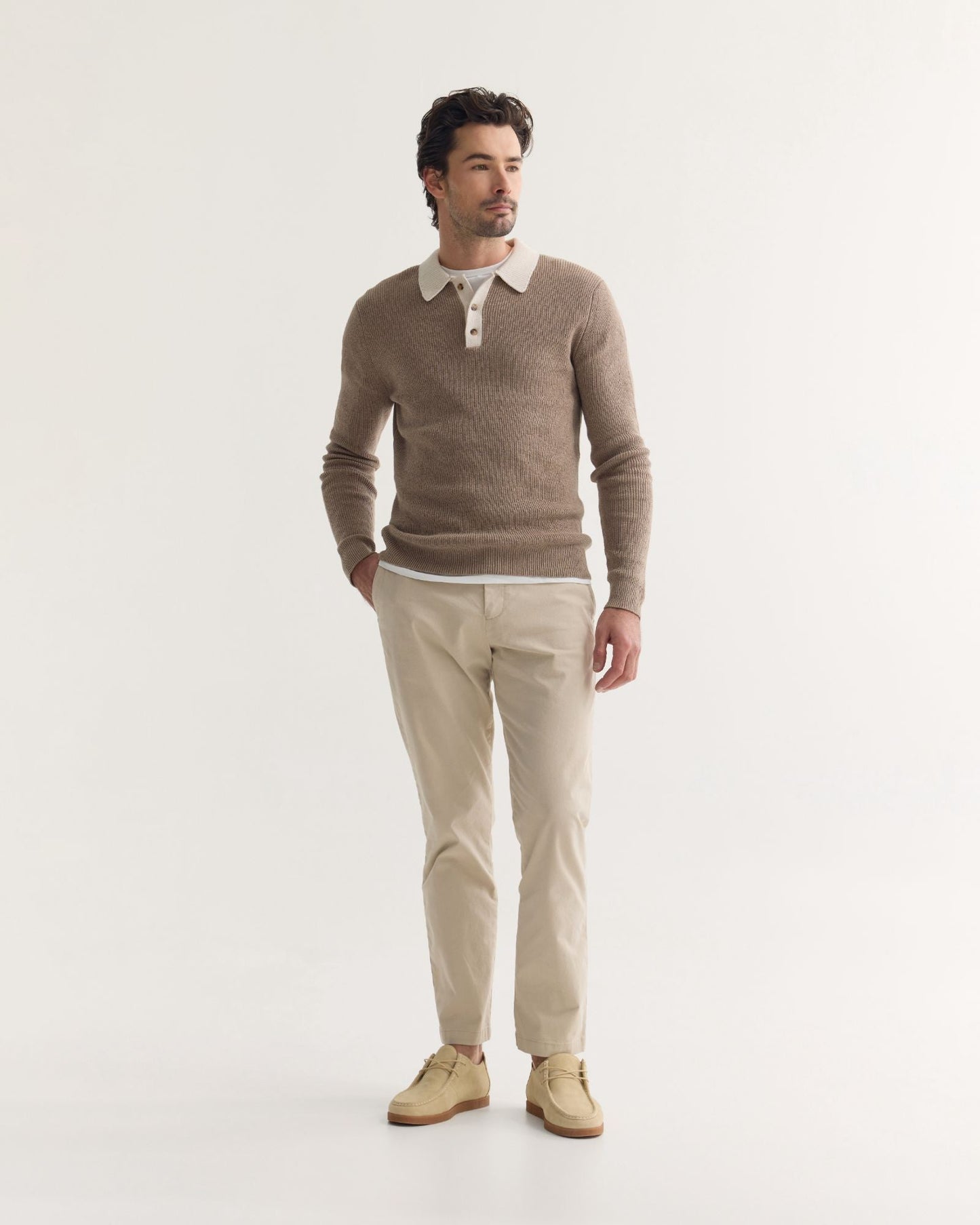 Sam Contrast Collar Knit