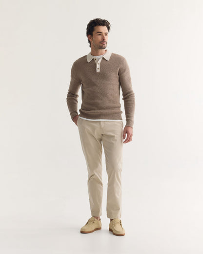 Sam Contrast Collar Knit