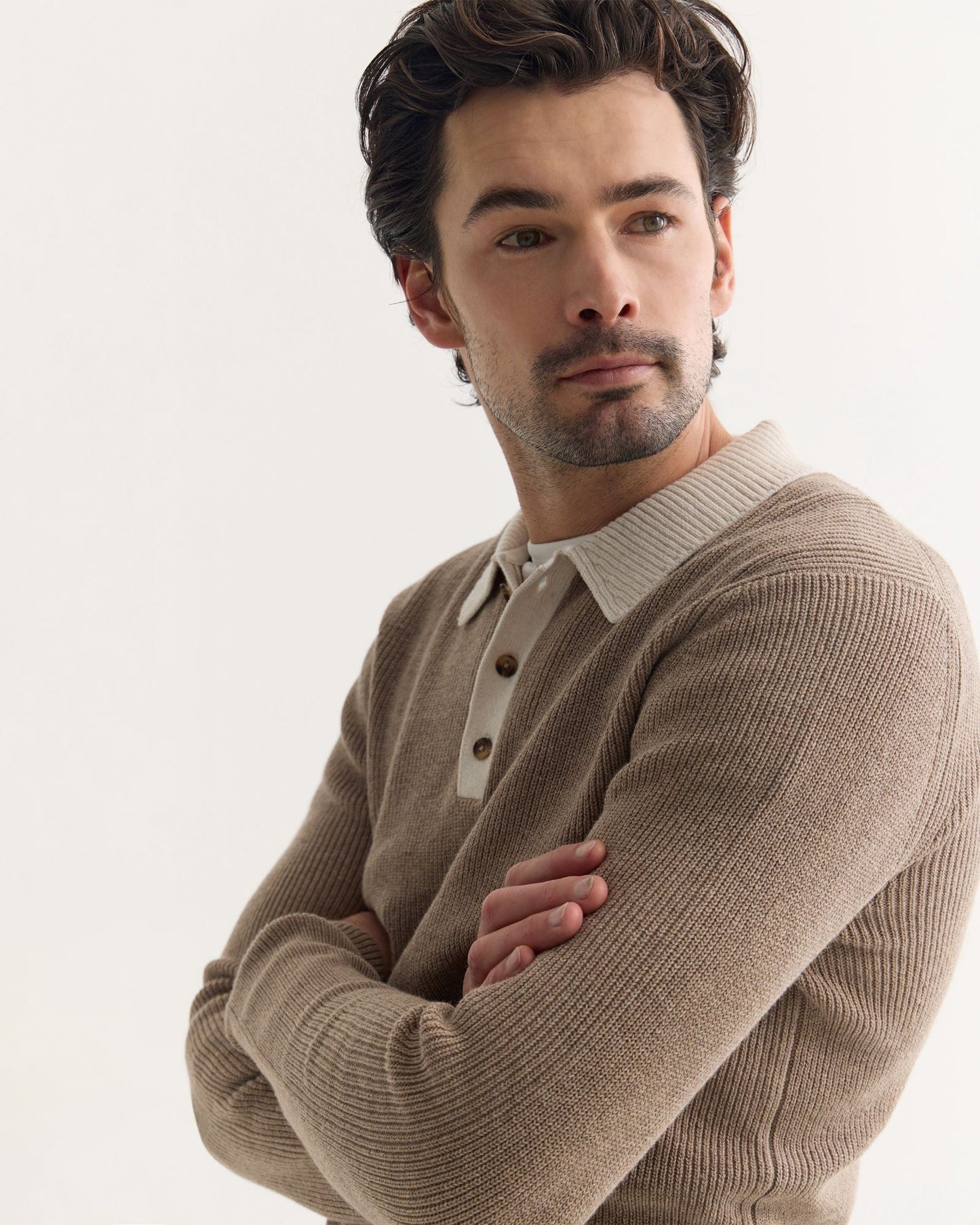 Sam Contrast Collar Knit