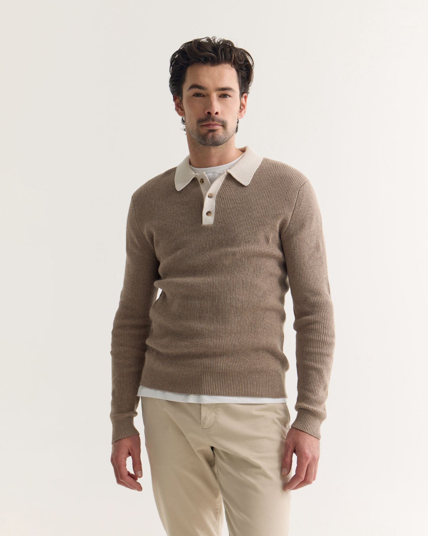 Sam Contrast Collar Knit