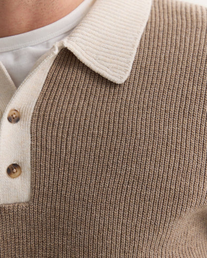 Sam Contrast Collar Knit