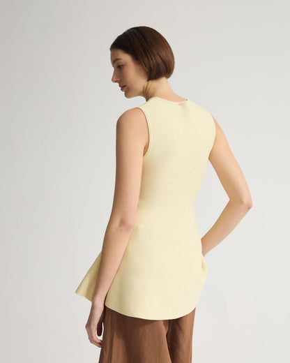 Margot Knitted Peplum Top