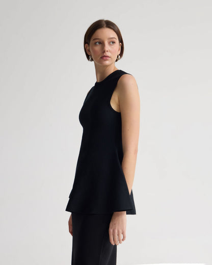 Margot Knitted Peplum Top