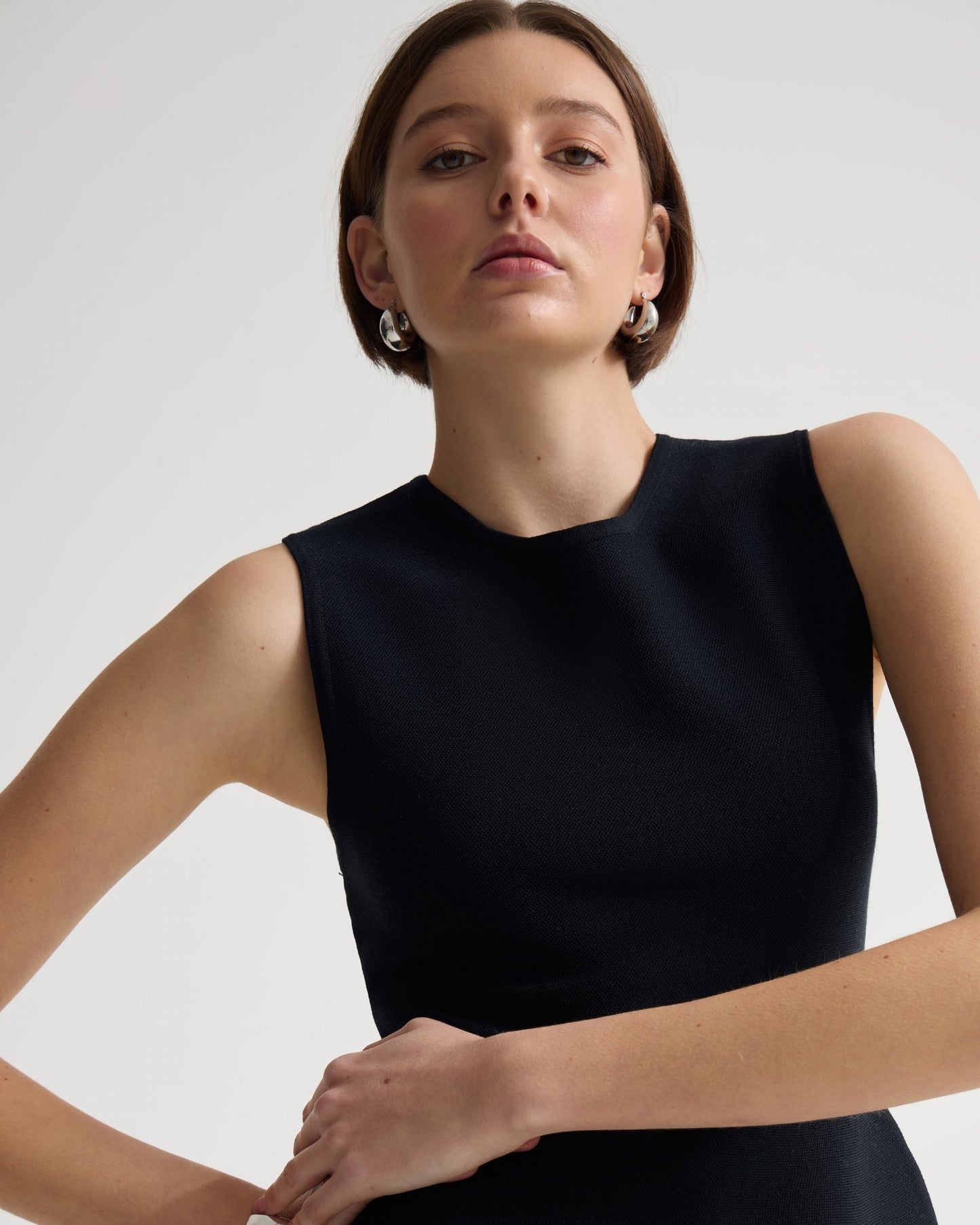 Margot Knitted Peplum Top