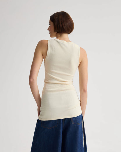 April Drawstring Knitted Top