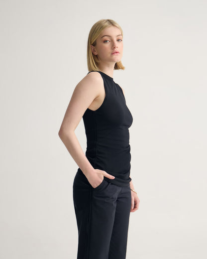 April Drawstring Knitted Top