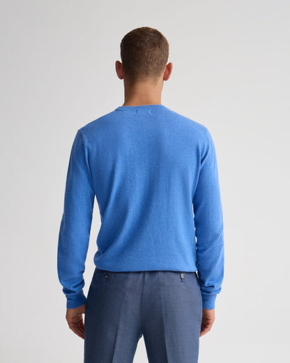 Cotton Cashmere Crew Neck Knit