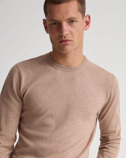Cotton Cashmere Crew Neck Knit
