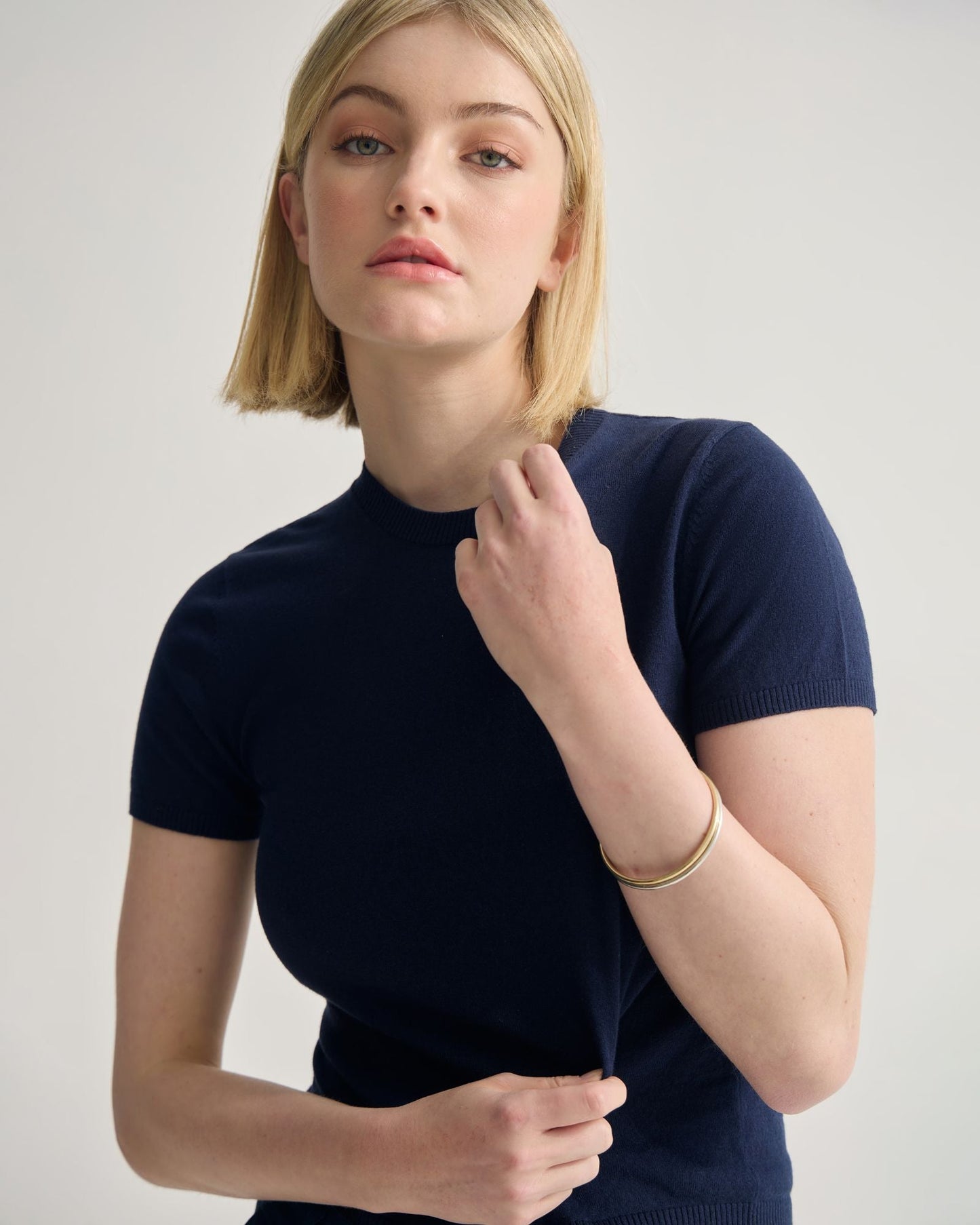 Olivia Crop Cashmere Knit