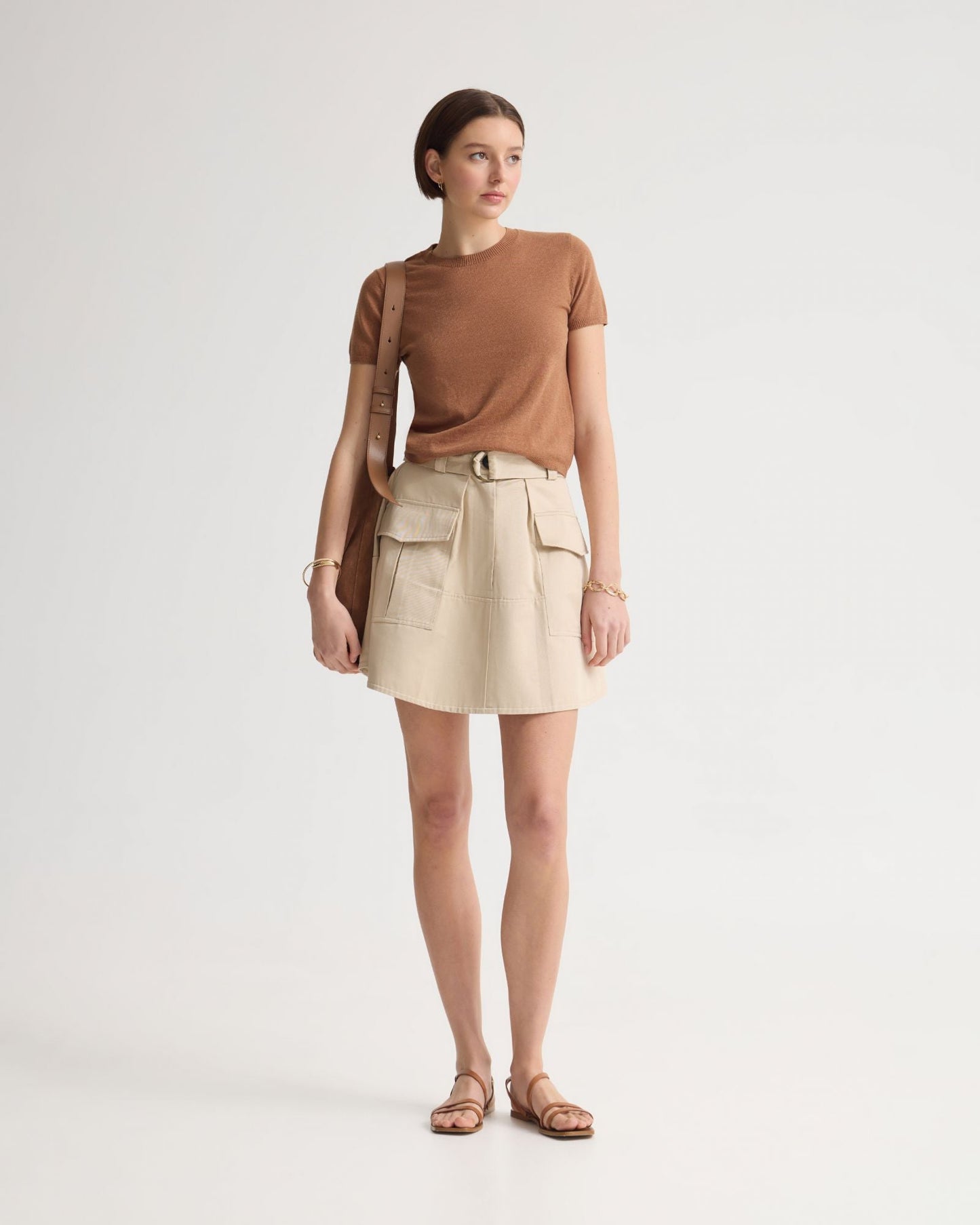 Olivia Crop Cashmere Knit