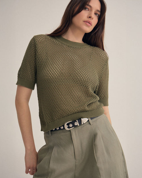 Luna Cotton Knit Top