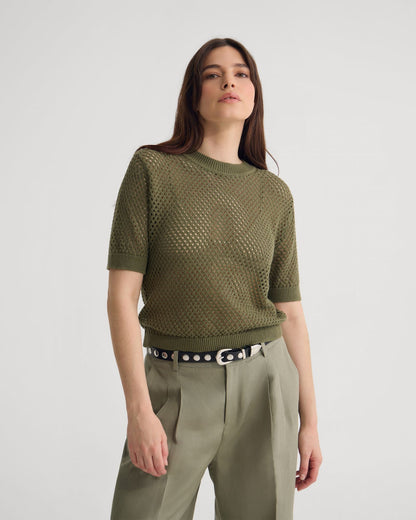 Luna Cotton Knit Top
