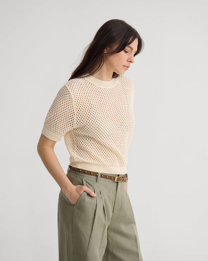 Luna Cotton Knit Top